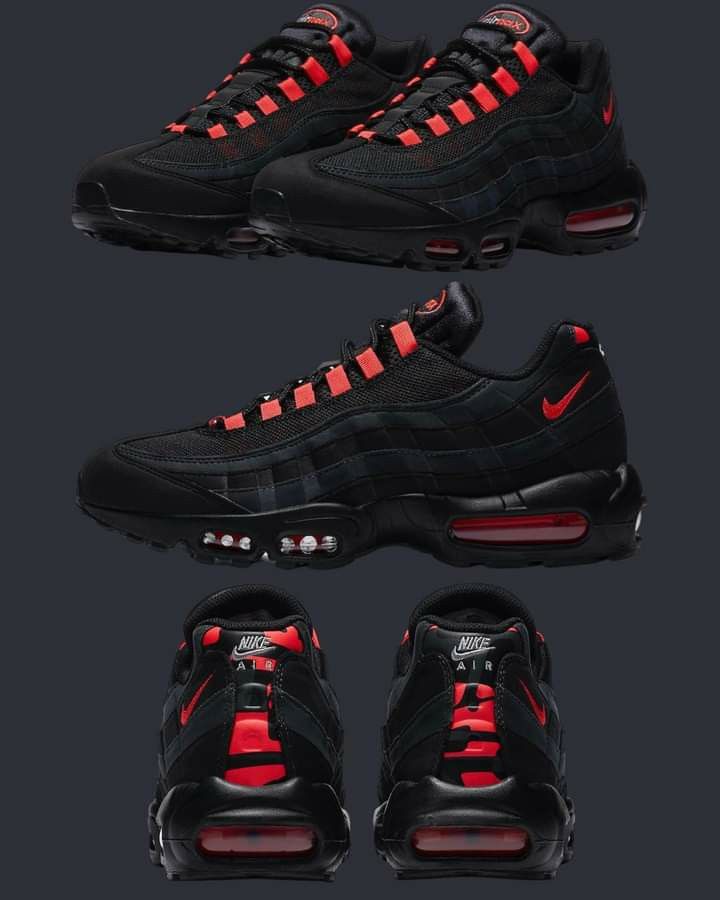 Nike Air Max 95 "Black Laser Crimson"