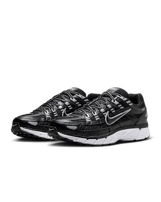 Nike P-6000 Black/White/Metallic Silver