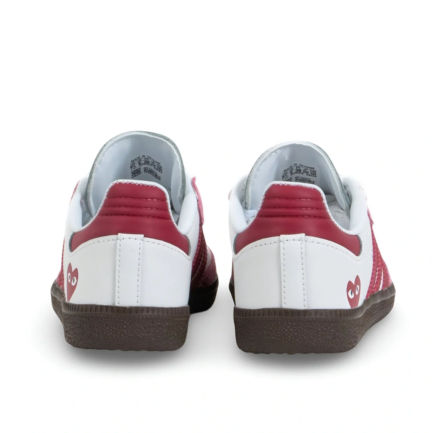 Adidas Samba Love Heart Edition – White, Red & Pink