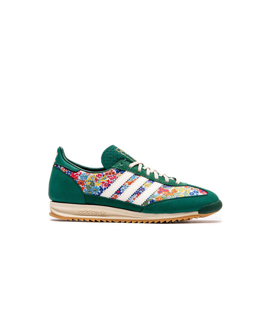 Adidas Originals SL 72 OG Liberty London sneakers in a Collegiate Green color