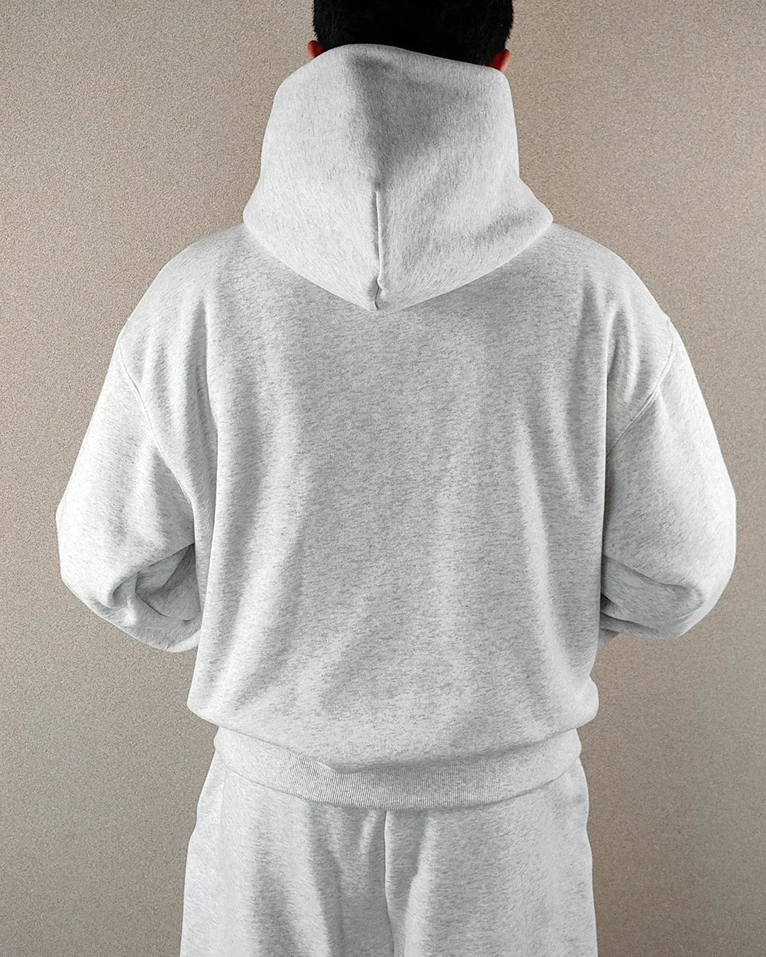 AMOR ZIP UP HOODIE GRAY