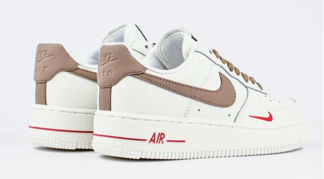 Nike Air Force 1 07 Low White Brown