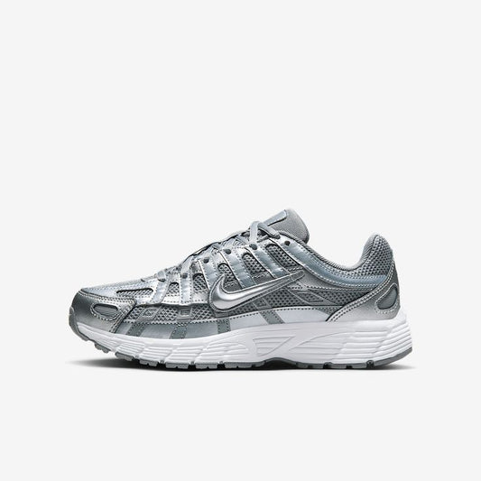 Nike P-6000 Metallic Silver and White