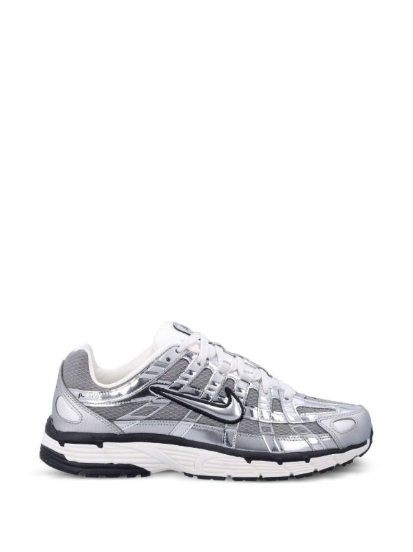 Nike P-6000 Metallic Silver / White / Black" colorway