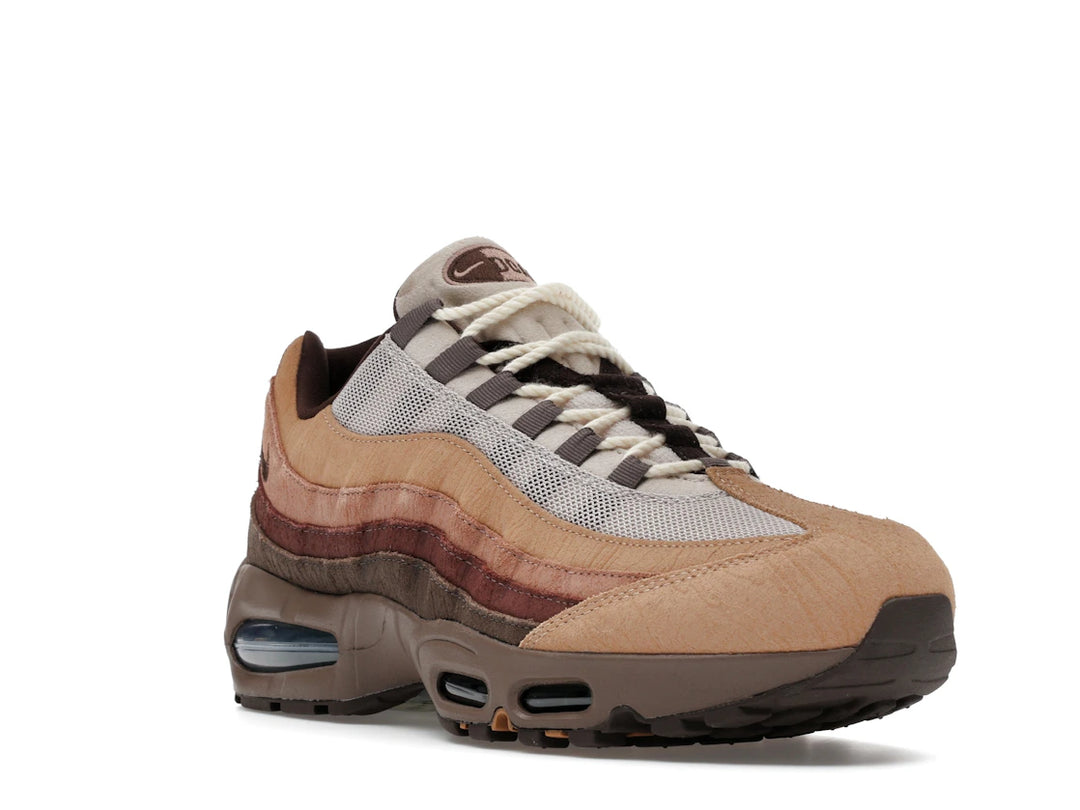 Nike Air Max 95 "Lumber Yard" sneakers, a collaboration with Ducks of a Feather (DOAF).