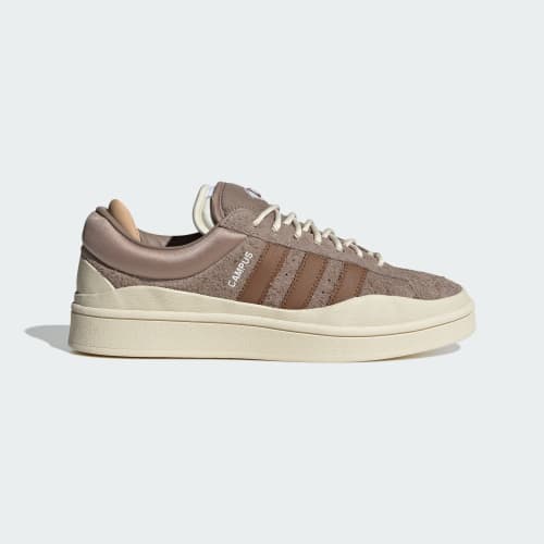 Adidas x Bad Bunny Campus sneakers in the "Chalky Brown