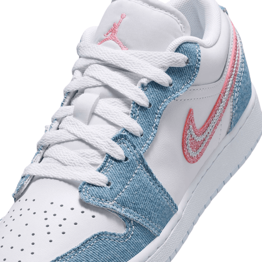 Air Jordan 1 Low Denim – White / Blue / Pink