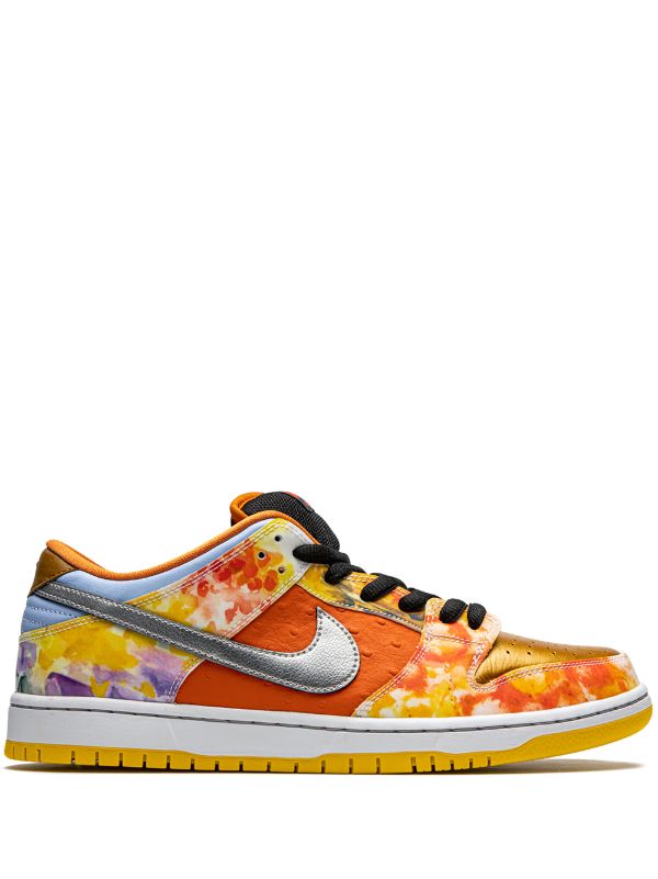 Nike SB Dunk Low "Street Hawker" sneakers, designed in collaboration with artist Jason Deng to honor Chinese street food culture.
