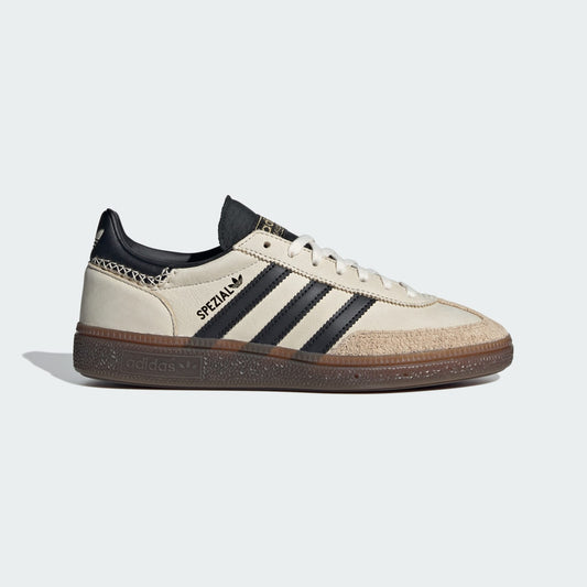 Adidas Handball Spezial in "Wonder White" with a suede T-toe.